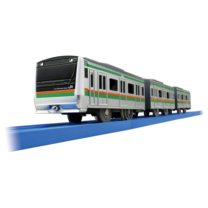 Takara Tomy Pla-Rail E233 Series Shonan Color W/Dedicated Connection Plastic Train Model- Japan Figure Store - #1 Bring To You The Best Japanese Goods