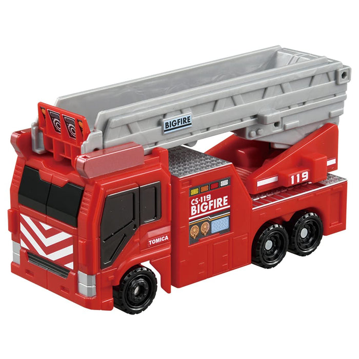 Takara Tomy Tomica Deformation Dispatch Big Fire Command Station Mini Car Toy Boys 3+ Japan St Mark Certified- Japan Figure Store - #1 Bring To You The Best Japanese Goods