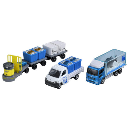 Takara Tomy Tomica Fish Market Set Japanese Plastic Delivery Truck Model Toys- Japan Figure Store - #1 Bring To You The Best Japanese Goods