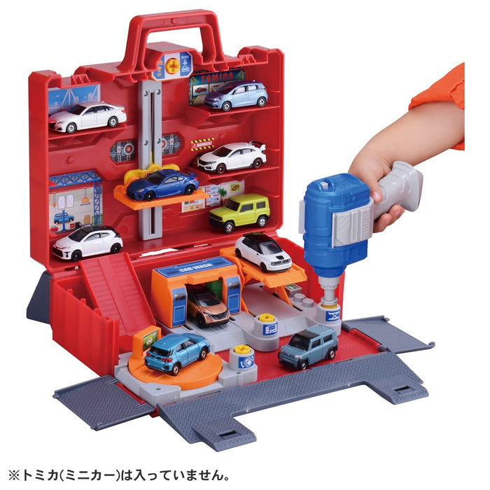 TAKARA TOMY Tomica World Lively Four Actions! Tomica Maintenance Base Box- Japan Figure Store - #1 Bring To You The Best Japanese Goods