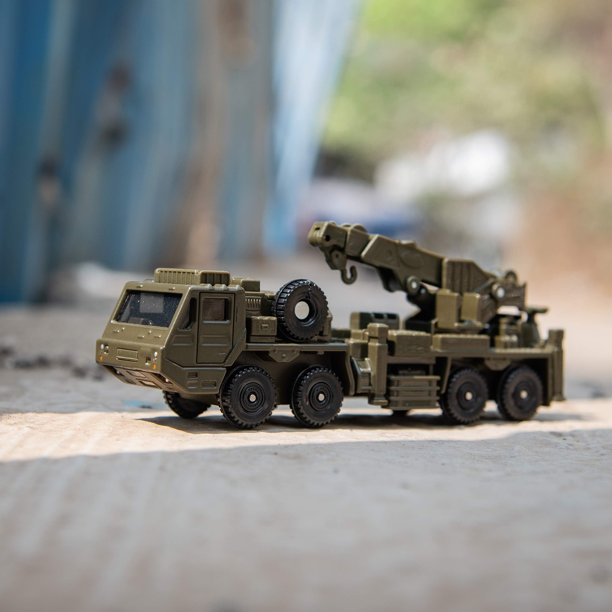 Takara Tomy Tomica Long Series 141 Jgsdf Heavy Wheel Recovery Vehicle Military Model- Japan Figure Store - #1 Bring To You The Best Japanese Goods