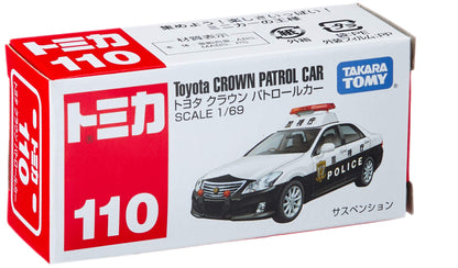 Takara Tomy Toyota Crown Patrol Car 1/69 Scale Tomica No.110 392705 Plastic Police Cars- Japan Figure Store - #1 Bring To You The Best Japanese Goods