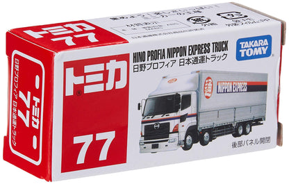 TAKARA TOMY Tomica 77 Hino Profia Nippon Express Truck 801375- Japan Figure Store - #1 Bring To You The Best Japanese Goods