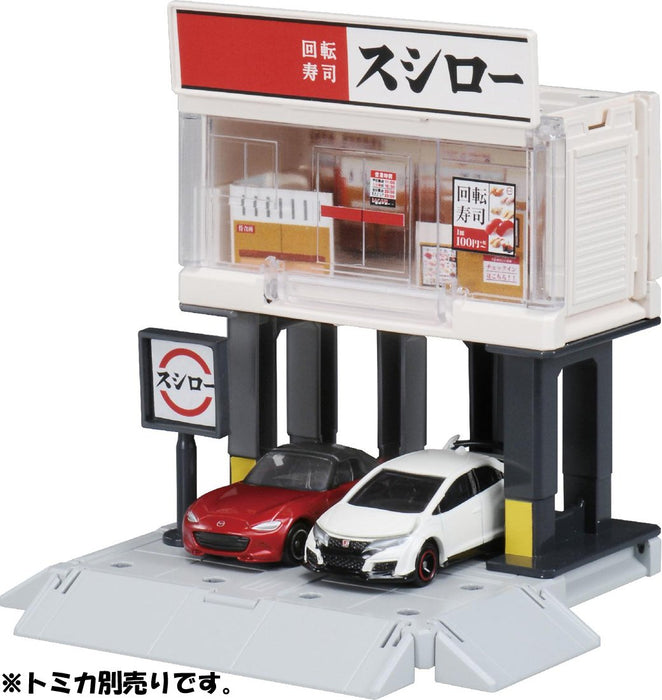 Takara Tomy Tomica Town Build City Sushi Restaurant Sushiro (874430) Plastic Models- Japan Figure Store - #1 Bring To You The Best Japanese Goods