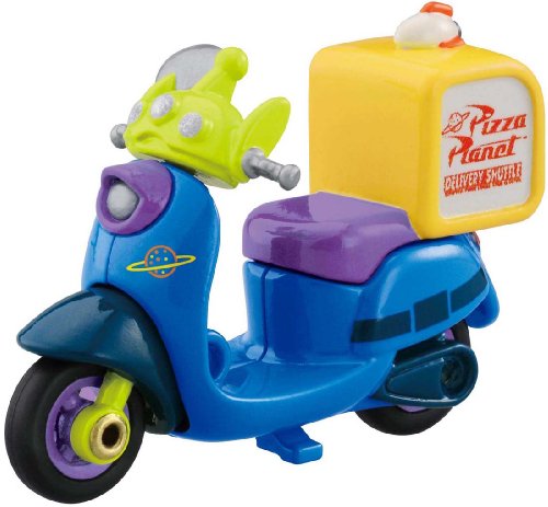 Takara Tomy Tomica Disney Motors Dm-02 Pizza Planet Alien Mini Motorbike F/s - Japan Figure