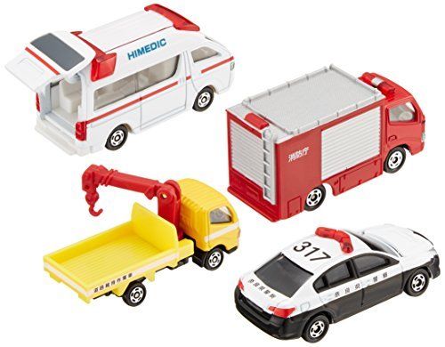 Takara Tomy Tomica Emergency Vehicle Set 5 F/s- Japan Figure Store - #1 Bring To You The Best Japanese Goods