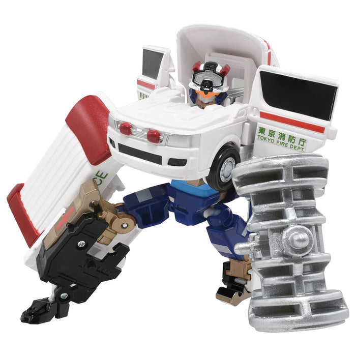 Takara Tomy Tomica Job Labor Jb03 Medi Braver Ambulance Toy 3+- Japan Figure Store - #1 Bring To You The Best Japanese Goods