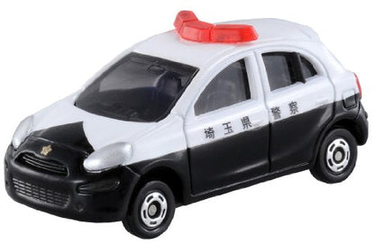 Takara Tomy Tomica No.17 1/58 Scale Nissan March Police Car Box - Japan Figure
