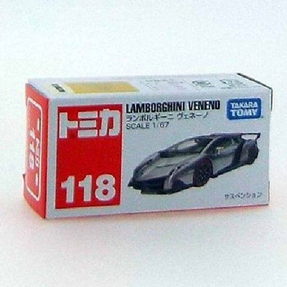 Takara Tomy Tomica No.118 1/67 Scale Lamborghini Veneno Box- Japan Figure Store - #1 Bring To You The Best Japanese Goods