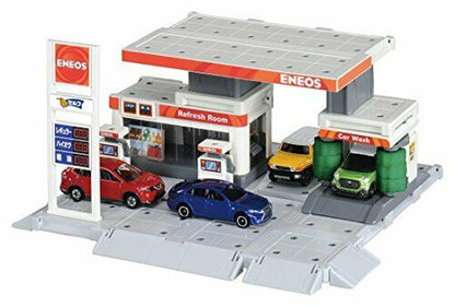Takara Tomy Tomica Town Build City Gas Station Stand Eneos- Japan Figure Store - #1 Bring To You The Best Japanese Goods