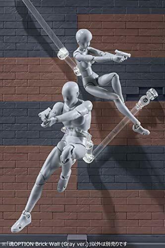 Tamashii Option Brick Wall Gray Ver. Action Figure Accessories Bandai- Japan Figure Store - #1 Bring To You The Best Japanese Goods
