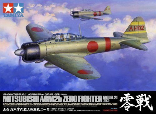 Tamiaya 1/32 Mitsubishi A6m5 Zero Fighter Model 21 Model Kit- Japan Figure Store - #1 Bring To You The Best Japanese Goods