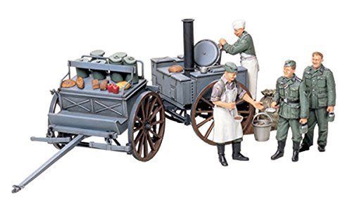 Tamiya 1/35 German Field Kitchen Scenery Model Kit - Japan Figure