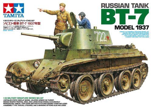 Tamiya 1/35 Russian Tank Bt-7 Model 1937 Model Kit- Japan Figure Store - #1 Bring To You The Best Japanese Goods