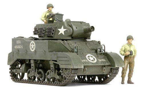 Tamiya 1/35 U.s. Howitzer Motor Carriage M8 Awaiting Order Set Model Kit - Japan Figure