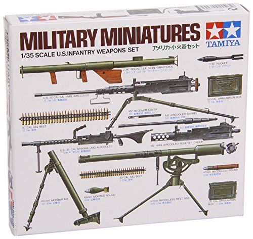Tamiya 1/35 U.s. Infantry Weapons Set Model Kit - Japan Figure