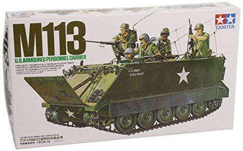 Tamiya 1/35 U.s. M113 Armored Personnel Carrier Model Kit - Japan Figure
