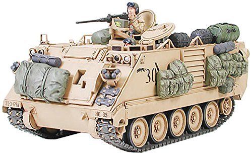 Tamiya 1/35 U.s. M113a2 Armored Personnel Carrier Desert Version Model Kit - Japan Figure