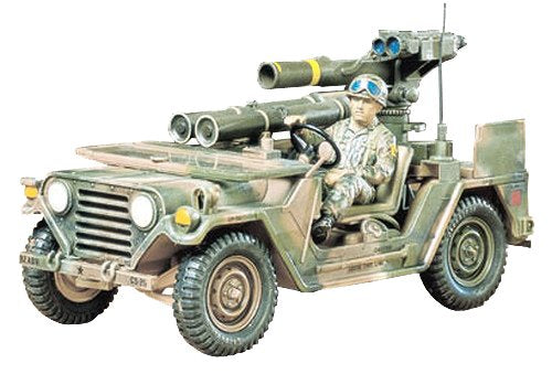 Tamiya 1/35 U.s. M151a2 W/tow Missile Launcher Model Kit - Japan Figure