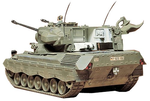 Tamiya 1/35 West German Flakpanzer Gepard Model Kit - Japan Figure