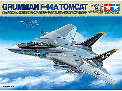 Tamiya 1/48 Grumman F-14a Tomcat Model Kit- Japan Figure Store - #1 Bring To You The Best Japanese Goods