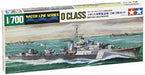 Tamiya 1/700 Water Line Series No. 904 British Navy Destroyer O Grade 2 Ship Set - Japan Figure