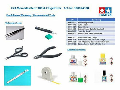 Tamiya 1/24 Mercedes Benz 300 Sl Plastic Model Kit- Japan Figure Store - #1 Bring To You The Best Japanese Goods