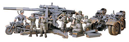 Tamiya 1/35 German 88mm Gun Flak 36/37 W/trailer Model Kit- Japan Figure Store - #1 Bring To You The Best Japanese Goods