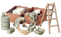Tamiya 1/35 German Tank Engine Maintenance Crew Set Model Kit- Japan Figure Store - #1 Bring To You The Best Japanese Goods