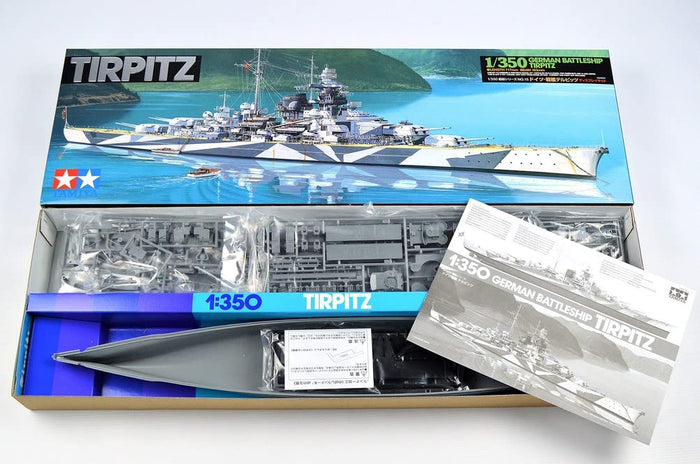 TAMIYA 78015 German Battleship Tirpitz 1/350 Scale Kit- Japan Figure Store - #1 Bring To You The Best Japanese Goods