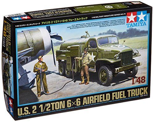 Tamiya 1/48 Us 2.5ton 6x6 Airfield Fuel Truck Model Kit- Japan Figure Store - #1 Bring To You The Best Japanese Goods
