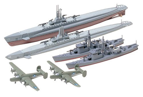 Tamiya 1/700 Waterline Series No.903 Us Navy Submarine Gato Class Japanese Navy No. 13 Submarine Set Of 2 Each 31903 Plastic Model- Japan Figure Store - #1 Bring To You The Best Japanese Goods