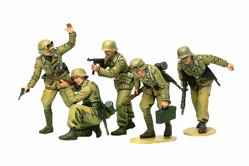 TAMIYA 35314 German Africa Corps Infantry Set 1/35 Scale Kit- Japan Figure Store - #1 Bring To You The Best Japanese Goods
