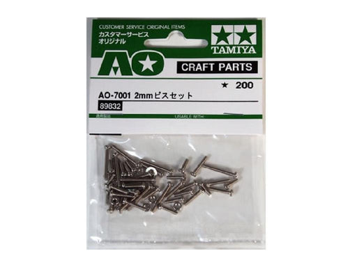 Tamiya Ao-7001 2Mm Screw Set- Japan Figure Store - #1 Bring To You The Best Japanese Goods