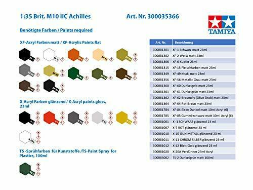 Tamiya British M10 Iic Achilles Tankmilitary Destroyer Plastic Model Kit- Japan Figure Store - #1 Bring To You The Best Japanese Goods
