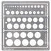 Tamiya Craft Tool Series No.150 Modeling Plate (Circle 1-12.5Mm) Plastic Model Tool 74150- Japan Figure Store - #1 Bring To You The Best Japanese Goods