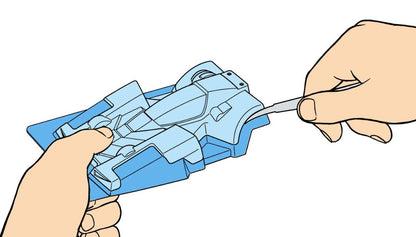 Tamiya 74151 Craft Tools Mini 4Wd Curved Scissors For Polycarbonate Bodies Curved Scissors- Japan Figure Store - #1 Bring To You The Best Japanese Goods