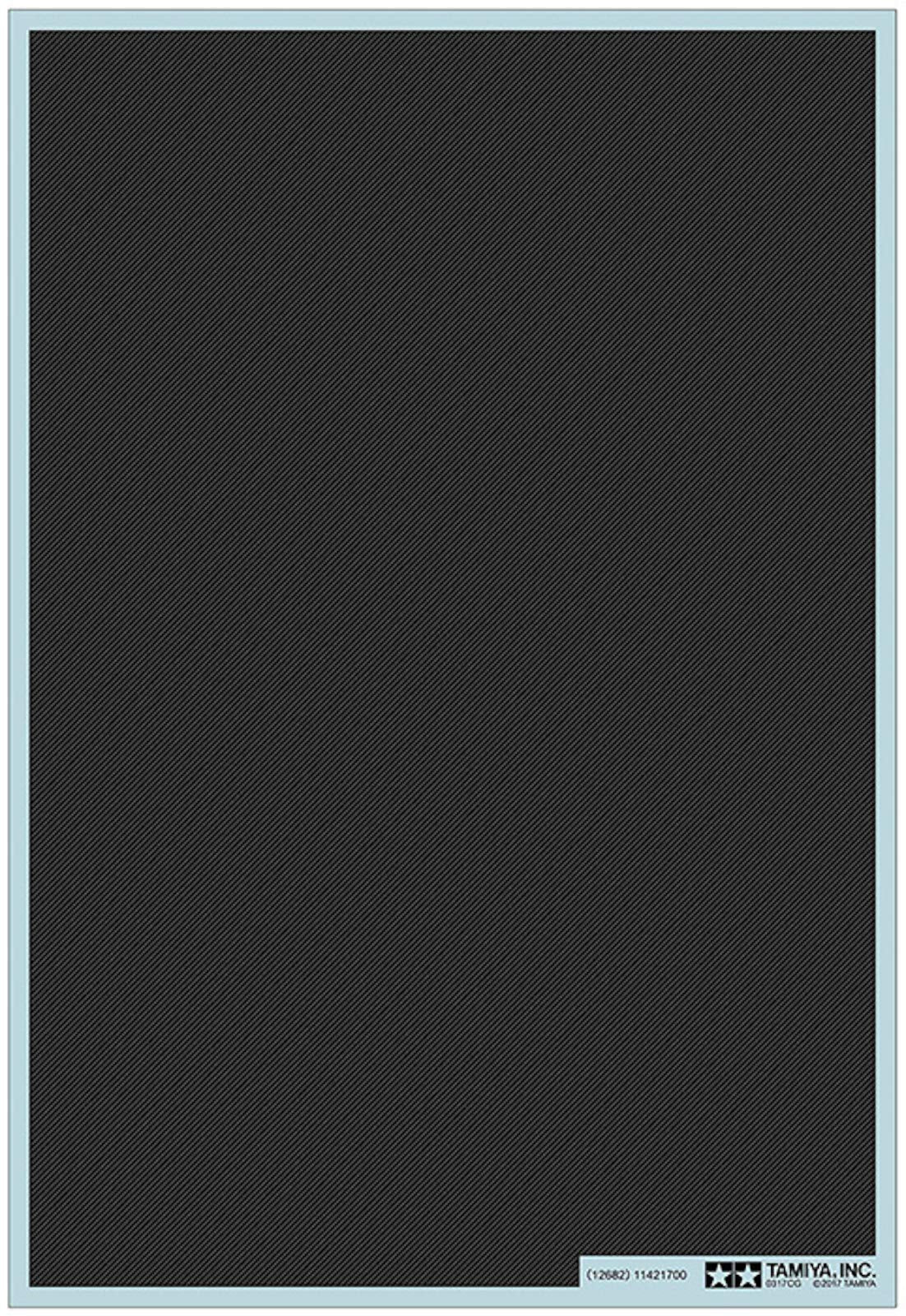 TAMIYA 12682 Carbon Pattern Decal Set Twill Weave/Extra Fine- Japan Figure Store - #1 Bring To You The Best Japanese Goods