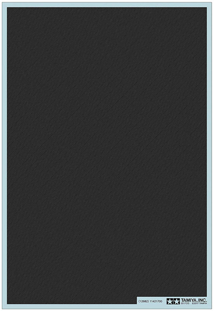 TAMIYA 12682 Carbon Pattern Decal Set Twill Weave/Extra Fine- Japan Figure Store - #1 Bring To You The Best Japanese Goods