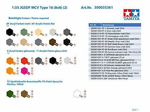 Tamiya Jgsdf Mcv Type 16 Plastic Model Kit- Japan Figure Store - #1 Bring To You The Best Japanese Goods