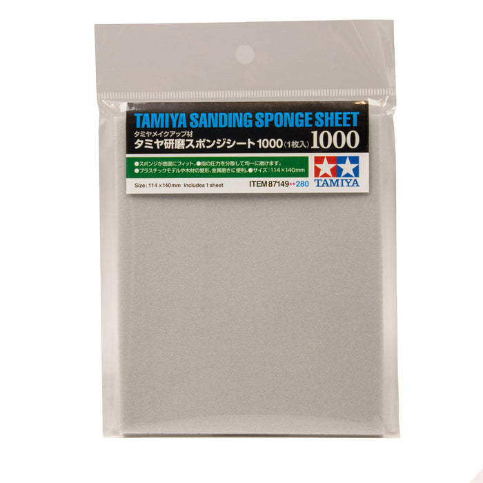 TAMIYA 87149 Sanding Sponge Sheet 1000- Japan Figure Store - #1 Bring To You The Best Japanese Goods