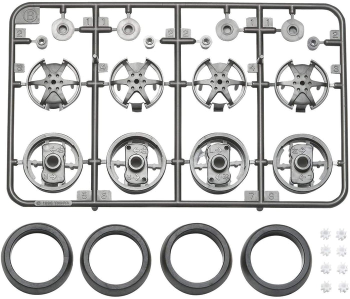 TAMIYA 94785 Mini 4Wd Large Dia. 1-Way Wheel Set For Super X & Xx Chassis- Japan Figure Store - #1 Bring To You The Best Japanese Goods