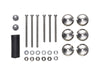 TAMIYA Mini 4Wd Adjustable Mass Dampers 2.5G Weight X6/ Silver- Japan Figure Store - #1 Bring To You The Best Japanese Goods