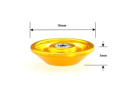 TAMIYA Mini 4Wd 19Mm Tapered Aluminum Ball-Race Rollers Ringless/Gold- Japan Figure Store - #1 Bring To You The Best Japanese Goods