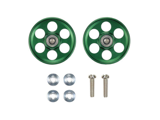 TAMIYA Mini 4Wd Hg Lightweight 19Mm Aluminum Ball-Race Rollers Ringless/ Green- Japan Figure Store - #1 Bring To You The Best Japanese Goods