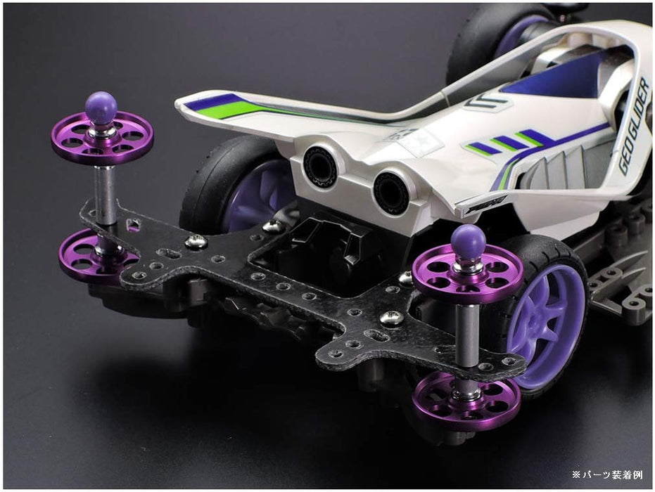 TAMIYA 95539 Mini 4Wd Hg Lightweight 19Mm Aluminum Ball-Race Rollers Ringless/Purple- Japan Figure Store - #1 Bring To You The Best Japanese Goods