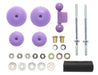 TAMIYA 95518 Mini 4Wd Large Dia. Stabilizer Head Set 11Mm/15Mm Purple- Japan Figure Store - #1 Bring To You The Best Japanese Goods