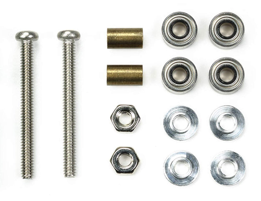 TAMIYA Mini 4Wd Lightweight Double Aluminum Rollers 13-12Mm/ Green- Japan Figure Store - #1 Bring To You The Best Japanese Goods