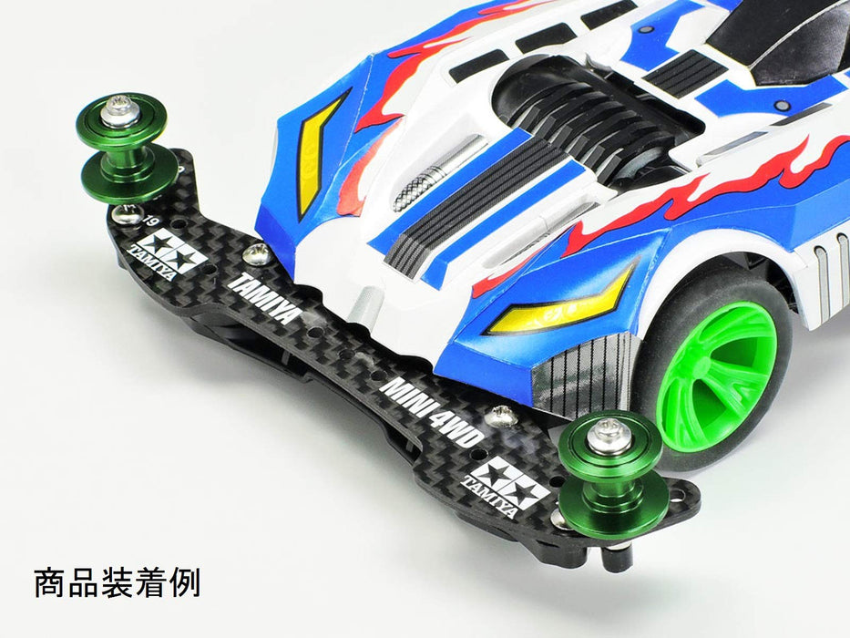 TAMIYA Mini 4Wd Lightweight Double Aluminum Rollers 13-12Mm/ Green- Japan Figure Store - #1 Bring To You The Best Japanese Goods