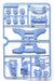 TAMIYA Mini 4Wd Vz Color Chassis Set Pastel Blue- Japan Figure Store - #1 Bring To You The Best Japanese Goods